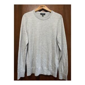 Express Sweater Mens Small Gray Wool Blend Pullover
Round Neck Preppy Office